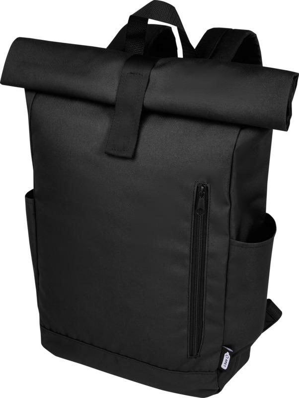 Byron 15.6" GRS RPET roll-top backpack 18L