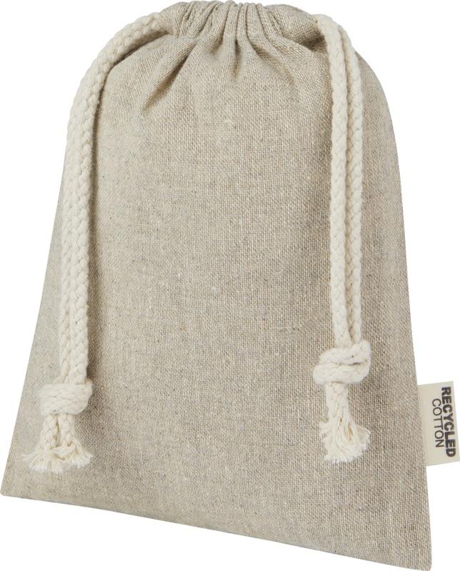 Pheebs 150 g/m² GRS recycled cotton gift bag small 0.5L