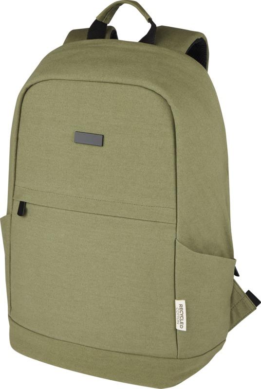 Joey 15.6" GRS recycled canvas anti-theft laptop backpack 18L
