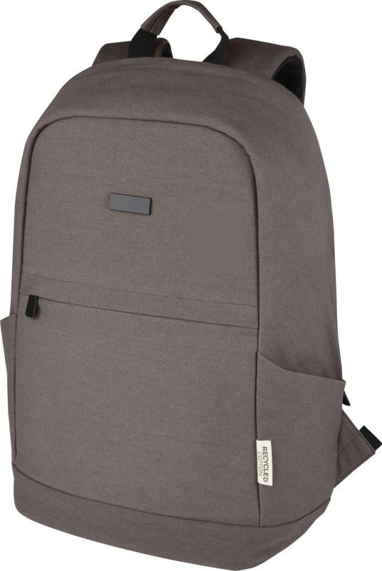 Joey 15.6" GRS recycled canvas anti-theft laptop backpack 18L
