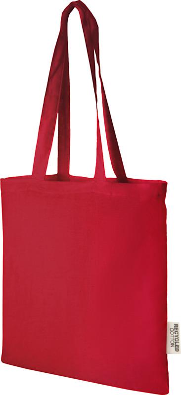 Madras 140 g/m2 GRS recycled cotton tote bag 7L