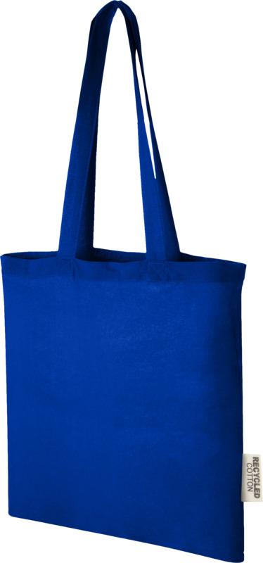 Madras 140 g/m2 GRS recycled cotton tote bag 7L