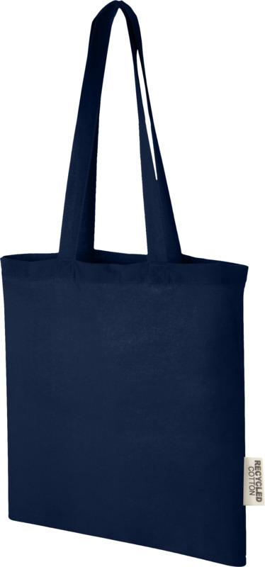 Madras 140 g/m2 GRS recycled cotton tote bag 7L