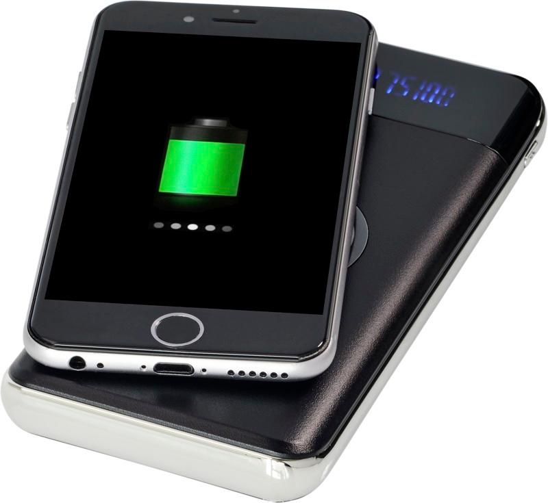 Constant 10.000 mAh wireless power bank with LED