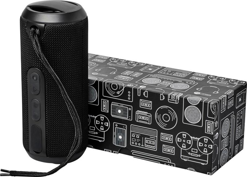Rugged fabric waterproof Bluetooth® speaker
