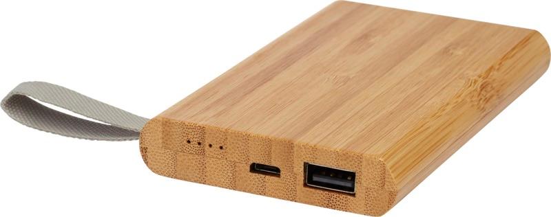 Tulda 5000 mAh bamboo power bank