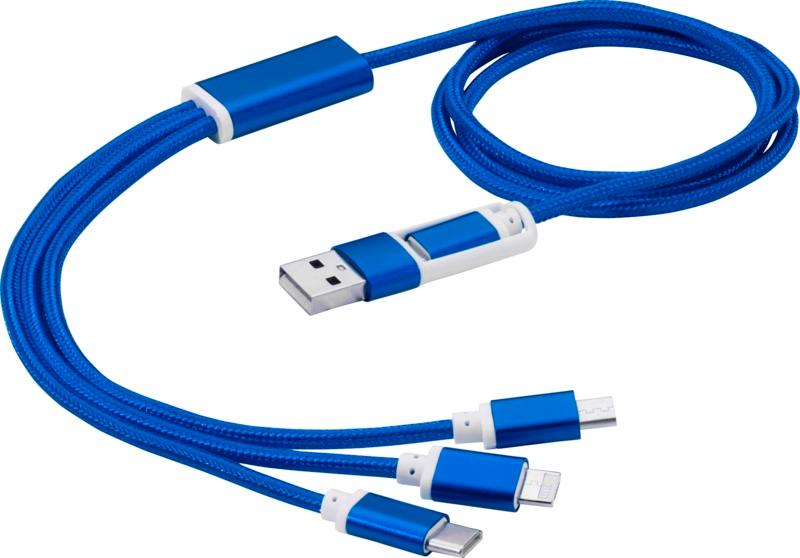 Versatile 5-in-1 charging cable
