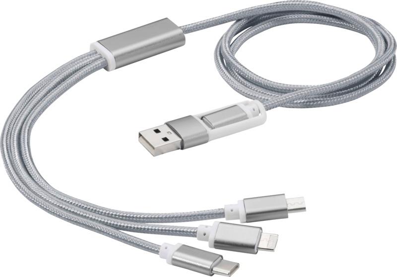 Versatile 5-in-1 charging cable