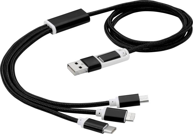 Versatile 5-in-1 charging cable