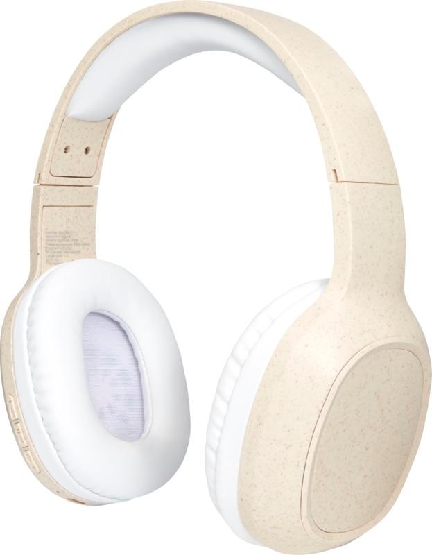 Riff wheat straw Bluetooth® headphones with microphone