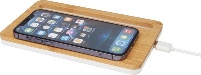Medake 10W bamboo wireless charger