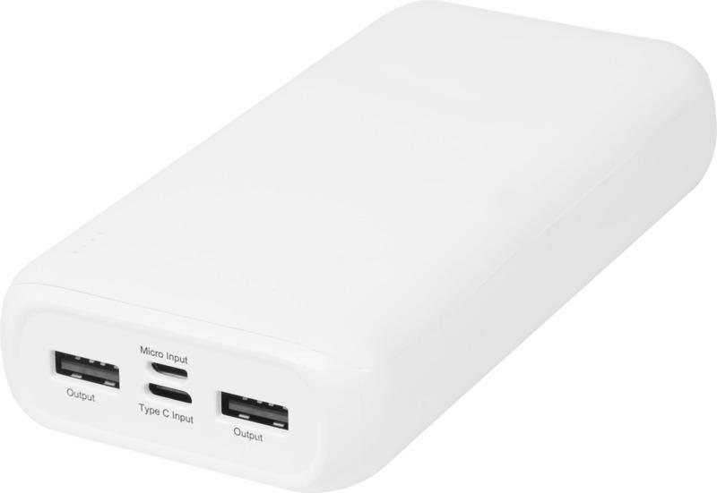 Electro 20.000 mAh recycled plastic power bank 