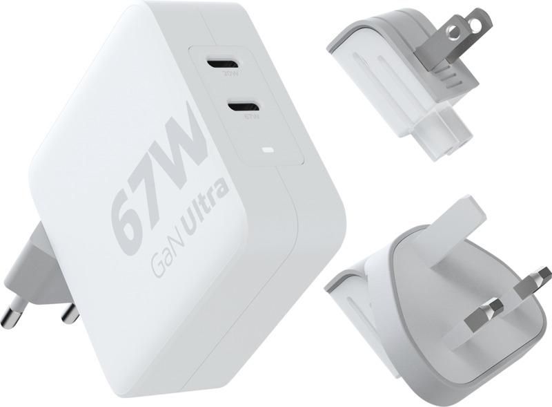 Xtorm XVC2067 GaN Ultra 67W travel charger with 100W USB-C PD cable
