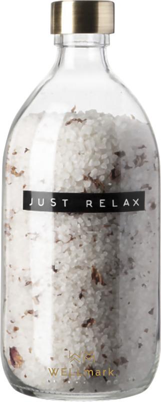 Wellmark Just Relax 500 ml bath salt - roses fragrance