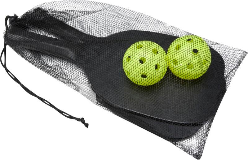 Enrique paddle set in mesh pouch