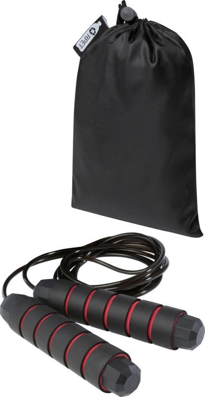 Austin soft skipping rope in recycled PET pouch