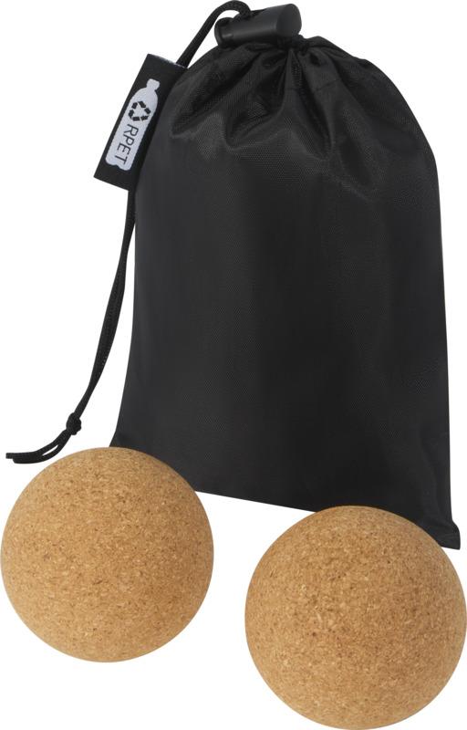 Trikona cork yoga ball