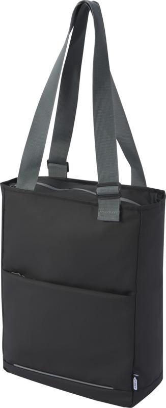 Aqua 14" GRS recycled water resistant laptop tote bag 14L