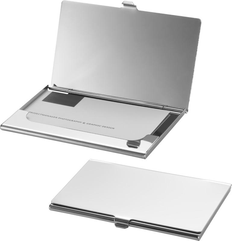 New York business card holder with mirror