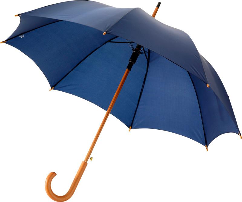 Kyle 23" auto open umbrella wooden shaft and handle