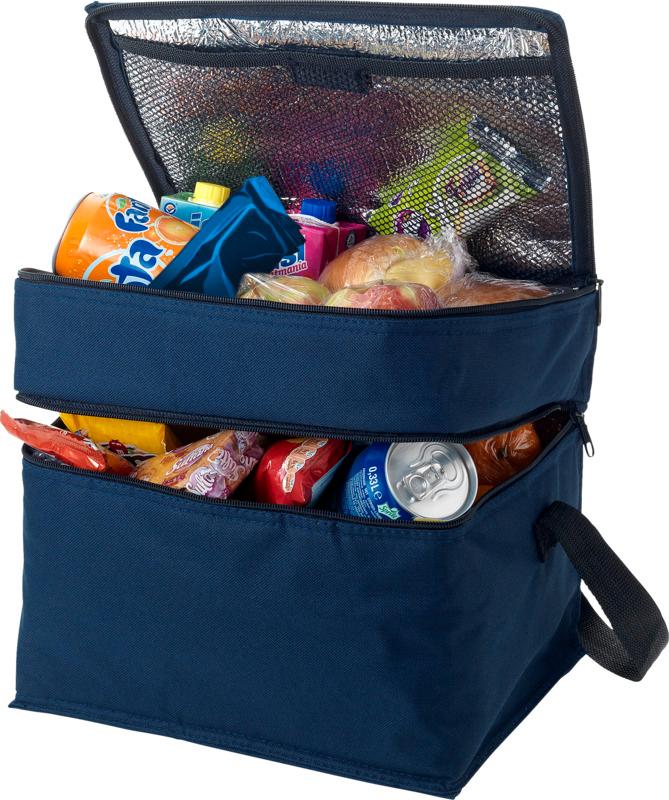 Oslo 2-zippered compartments cooler bag 13L