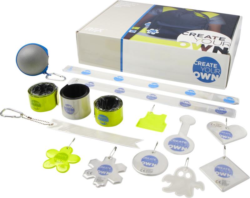 Reflective products sample box