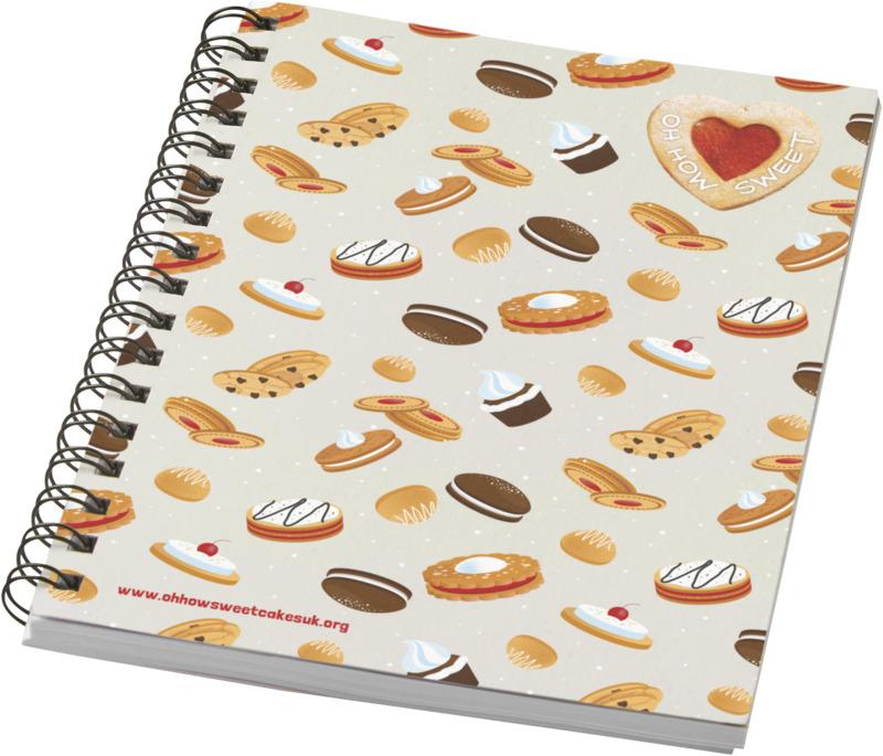 Desk-Mate® A6 colour spiral notebook