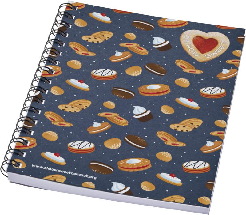 Desk-Mate® A6 colour spiral notebook