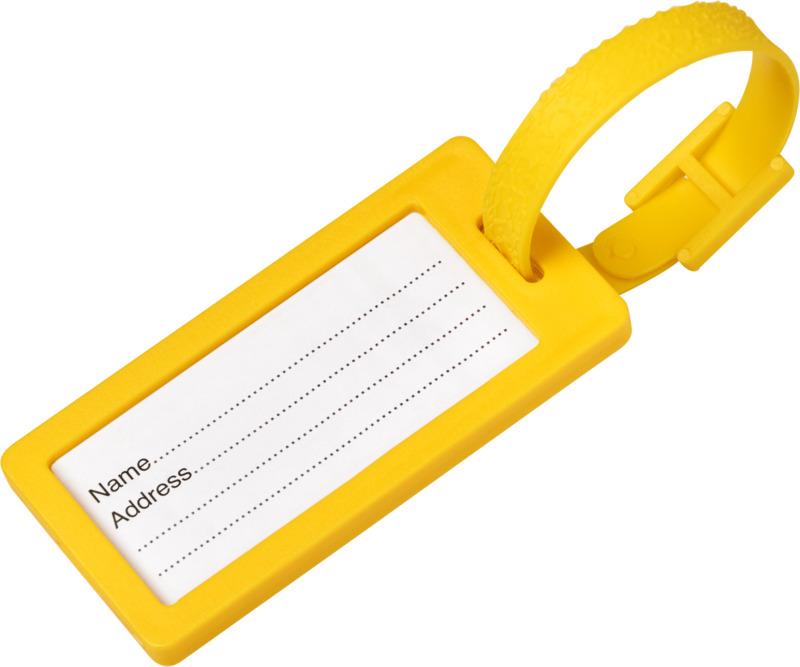 River recycled window luggage tag