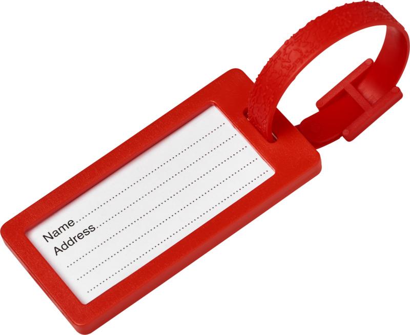 River recycled window luggage tag