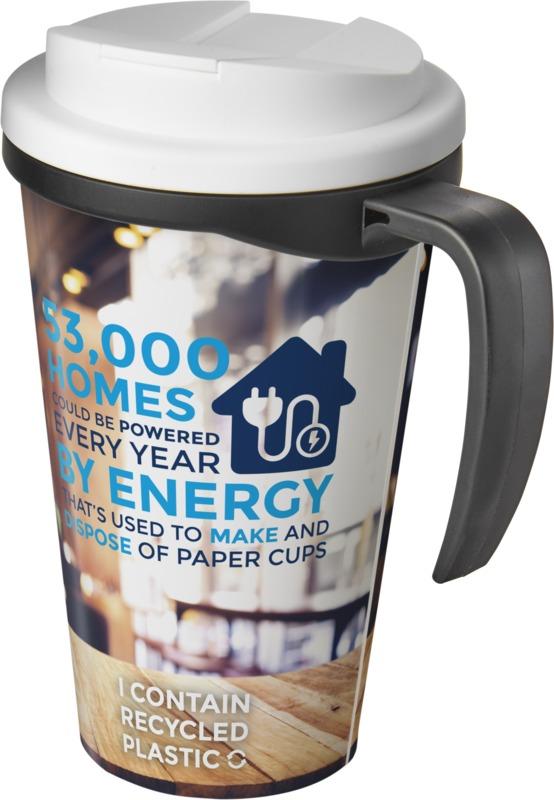 Brite-Americano® Grande 350 ml mug with spill-proof lid