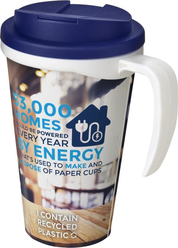 Brite-Americano® Grande 350 ml mug with spill-proof lid