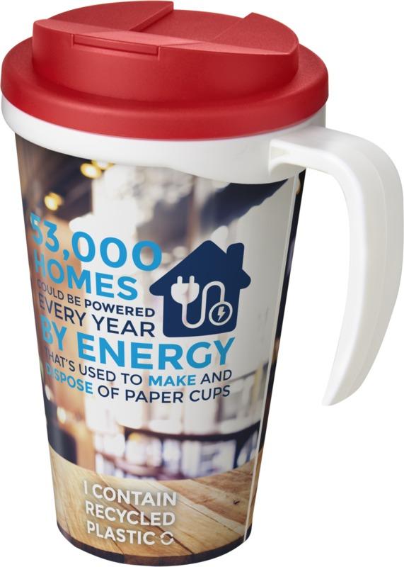 Brite-Americano® Grande 350 ml mug with spill-proof lid