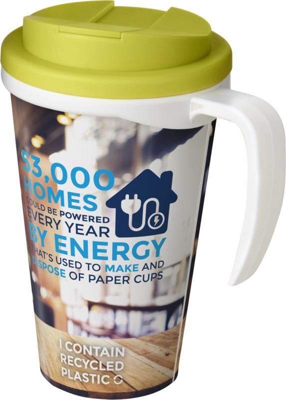 Brite-Americano® Grande 350 ml mug with spill-proof lid