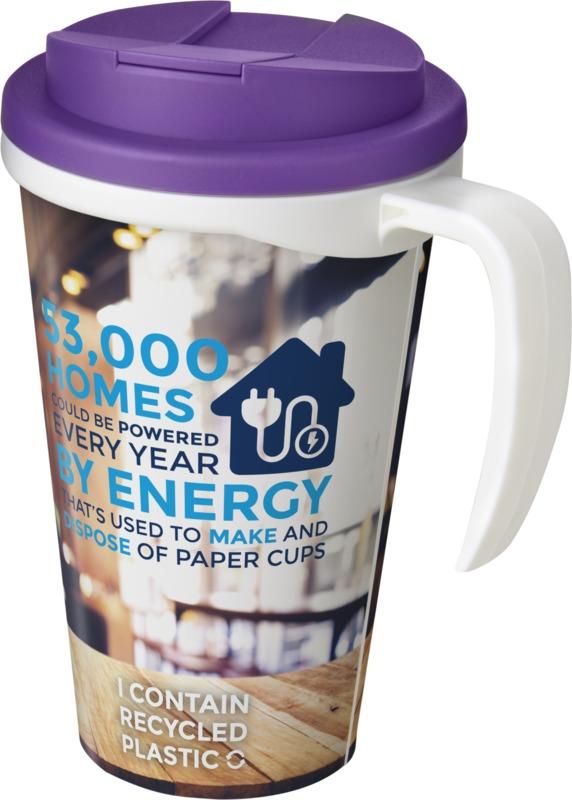Brite-Americano® Grande 350 ml mug with spill-proof lid