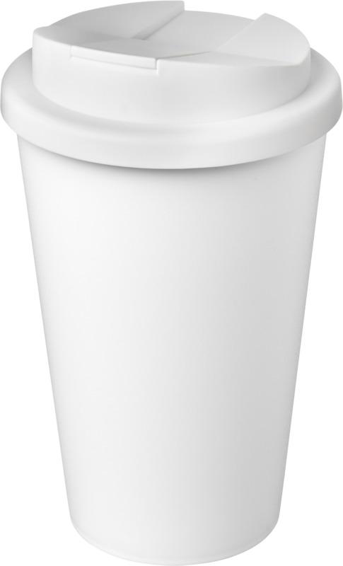 Americano® Eco 350 ml recycled tumbler with spill-proof lid