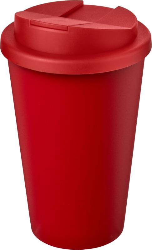 Americano® Eco 350 ml recycled tumbler with spill-proof lid