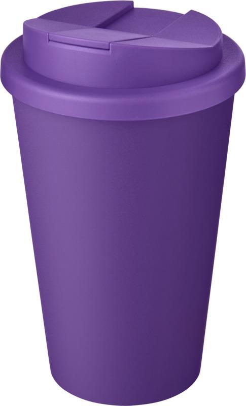 Americano® Eco 350 ml recycled tumbler with spill-proof lid