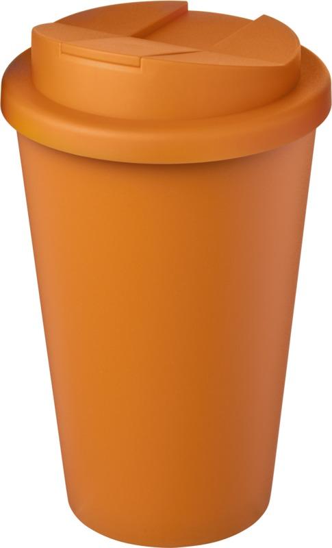 Americano® Eco 350 ml recycled tumbler with spill-proof lid