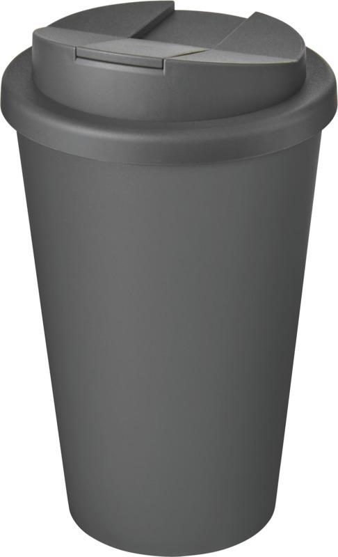 Americano® Eco 350 ml recycled tumbler with spill-proof lid