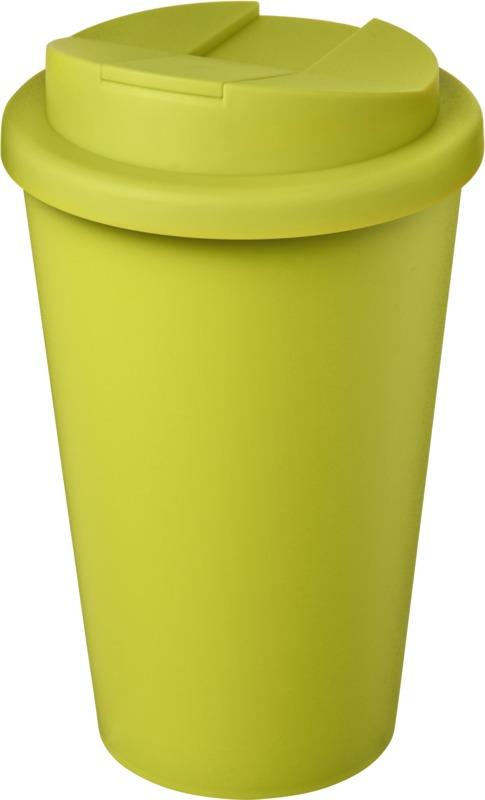 Americano® Eco 350 ml recycled tumbler with spill-proof lid
