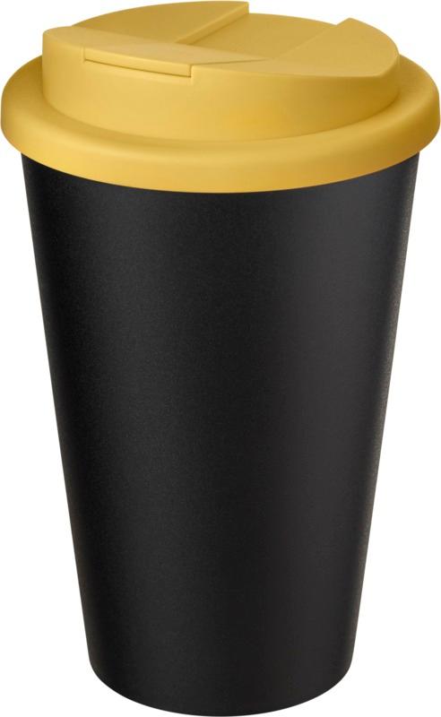 Americano® Eco 350 ml recycled tumbler with spill-proof lid