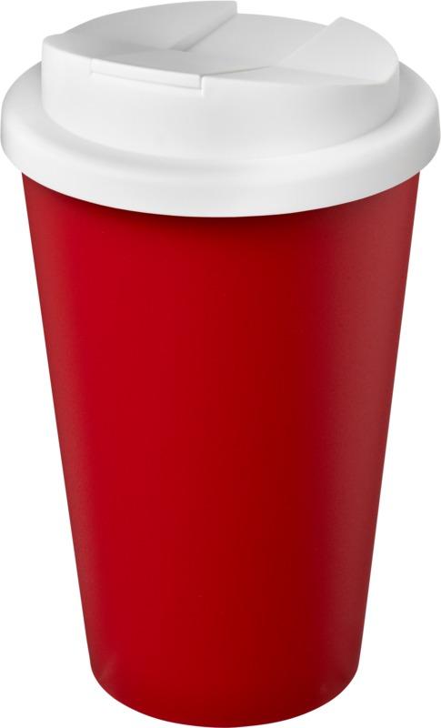 Americano® Eco 350 ml recycled tumbler with spill-proof lid