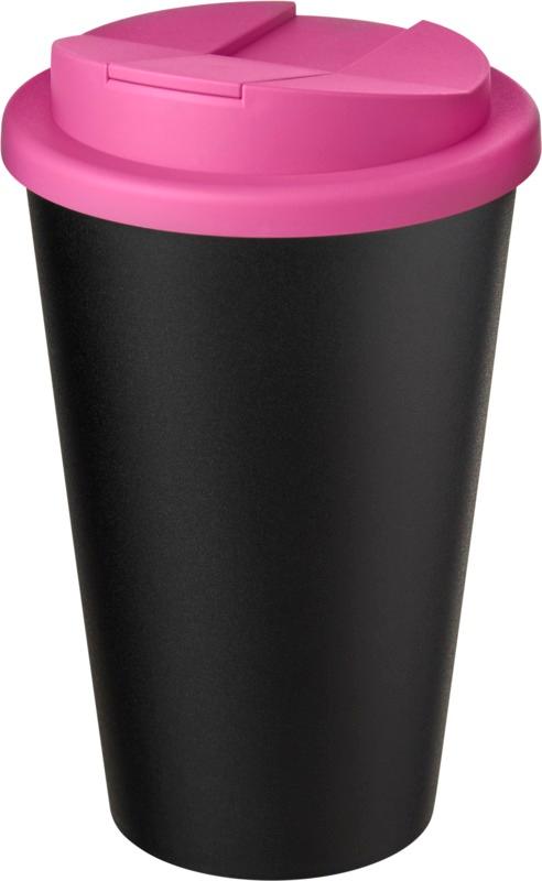 Americano® Eco 350 ml recycled tumbler with spill-proof lid