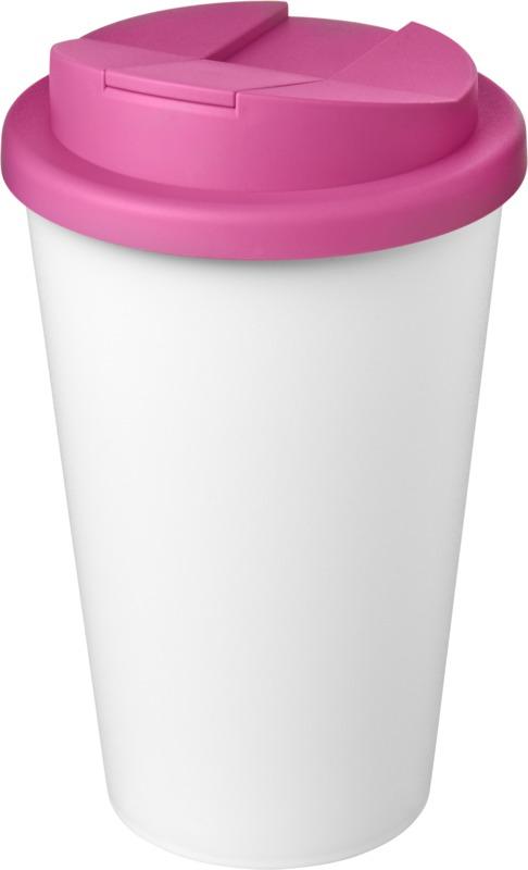 Americano® Eco 350 ml recycled tumbler with spill-proof lid