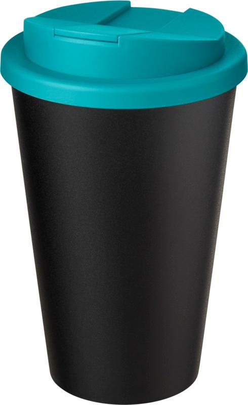 Americano® Eco 350 ml recycled tumbler with spill-proof lid