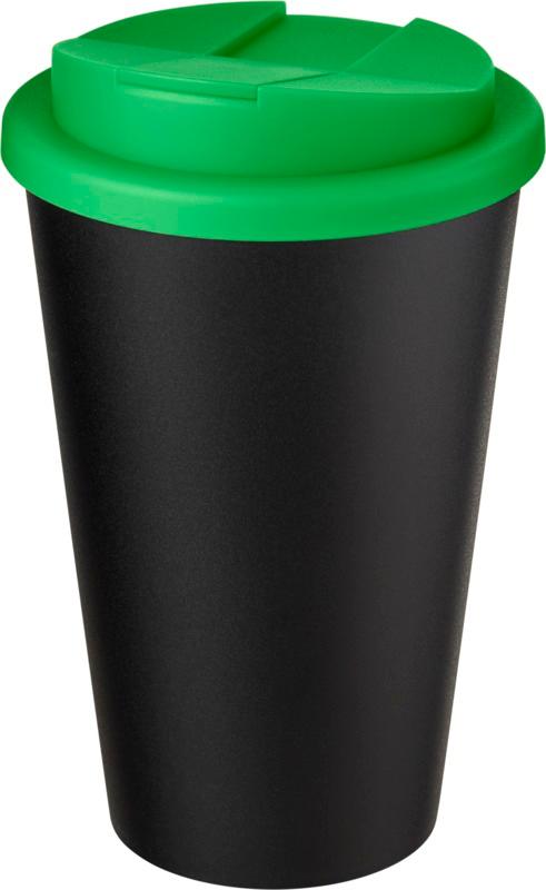 Americano® Eco 350 ml recycled tumbler with spill-proof lid