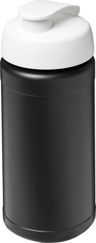 Baseline 500 ml recycled sport bottle with flip lid