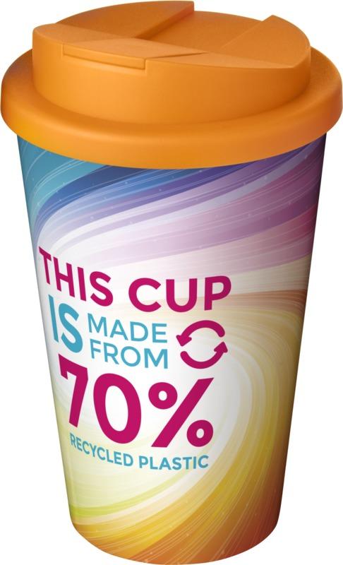 Brite-Americano® Eco 350 ml spill-proof insulated tumbler
