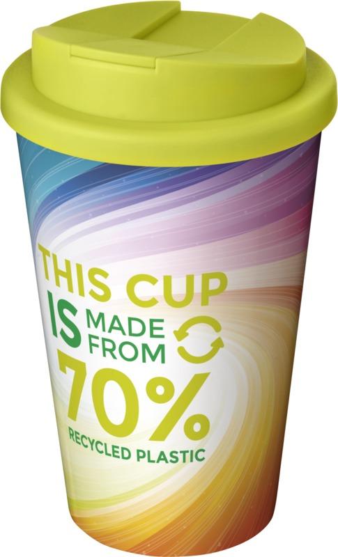 Brite-Americano® Eco 350 ml spill-proof insulated tumbler